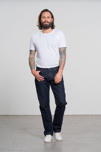 Feuervogl fv-Mi:lo | Straight Cut | Medium Waist | Hemp Denim von Feuervogl