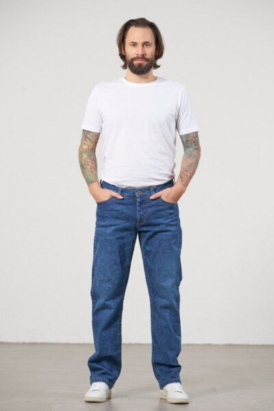 Feuervogl fv-Mi:lo | Straight Cut | Medium Waist | Hemp Denim von Feuervogl