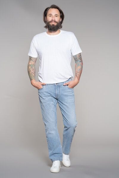 Feuervogl fv-Mi:lo | Straight Cut | Medium Waist | Hemp Denim von Feuervogl
