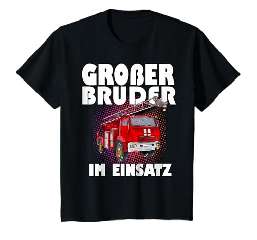 Kinder Geschenk Grosser Bruder Großer Bruder Feuerwehr Auto Werde T-Shirt Kinder Geschenk Grosser Bruder Großer Bruder Feuerwehr Auto Werde T-Shirt von Feuerwehr Auto Werde Grosser Bruder