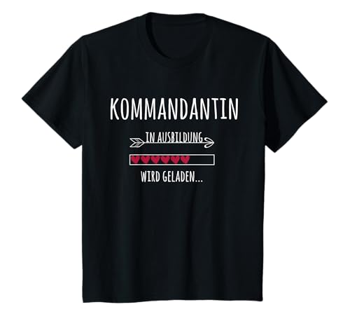 Kinder zukünftige Kommandantin Feuerwehr Feuerwehrfrau Baby Spruch T-Shirt Kinder zukünftige Kommandantin Feuerwehr Feuerwehrfrau Baby Spruch T-Shirt von Feuerwehr Baby Geschenkideen