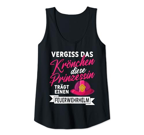 Damen Feuerwehrfrau Feuerwehrhelm Freiwillige Feuerwehr Frau Tank Top Damen Feuerwehrfrau Feuerwehrhelm Freiwillige Feuerwehr Frau Tank Top von Feuerwehr Feuerwehrauto Geschenkideen & Mehr