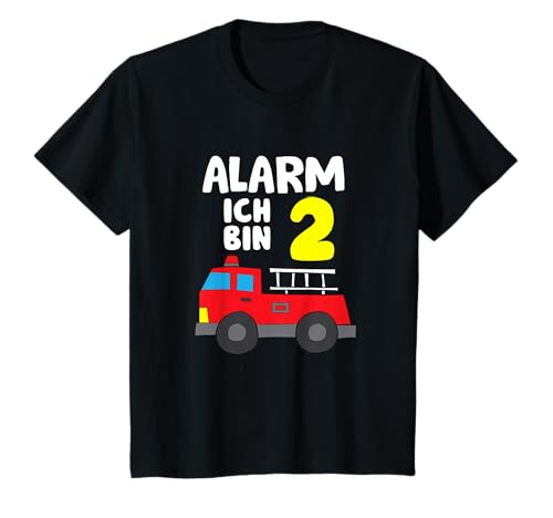 Alarm Ich Bin 2 Kinder 2. Geburtstag Feuerwehr T-Shirt Alarm Ich Bin 2 Kinder 2. Geburtstag Feuerwehr T-Shirt von Feuerwehr Geburtstag Kinder