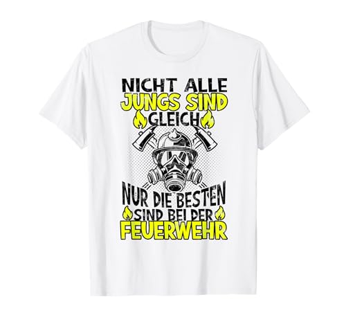 Feuerwehrmann Jugendfeuerwehr Freiwillige Feuerwehr Kinder T-Shirt von Feuerwehr Geschenke Kinder Jugend Feuerwehr Motiv