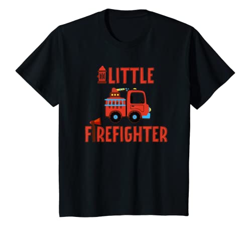 Kinder Feuerwehrmann Feuer Brand löschen Löschfahrzeug T-Shirt von Feuerwehr T-Shirt Kinder Feuerwehrauto 112