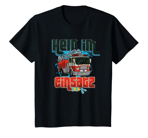 Kinder Feuerwehrmann Feuer Brand löschen Löschfahrzeug T-Shirt Kinder Feuerwehrmann Feuer Brand löschen Löschfahrzeug T-Shirt von Feuerwehr T-Shirt Kinder Feuerwehrauto 112