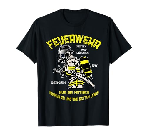 Feuerwehr T-Shirt Männer I Retten Löschen Bergen Schützen T-Shirt Feuerwehr T-Shirt Männer I Retten Löschen Bergen Schützen T-Shirt von Feuerwehr & Firefighter Geschenke