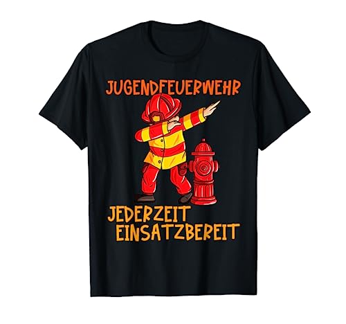 Jugendfeuerwehr Dabbing Feuerwehr Kinder Jungen Spruch T-Shirt Jugendfeuerwehr Dabbing Feuerwehr Kinder Jungen Spruch T-Shirt von Feuerwehr & Jugendfeuerwehr Geschenke