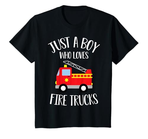Feuerwehrauto Feuerwehr Fan Jungen T-Shirt Feuerwehrauto Feuerwehr Fan Jungen T-Shirt von Feuerwehrauto Jungen Geschenk