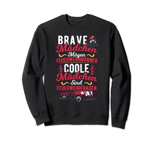 Jugendfeuerwehr Frauen Feuerwehrfrau Damen Feuerwehr Sweatshirt von Feuerwehrfrau Geschenk Damen Feuerwehr Kleidung