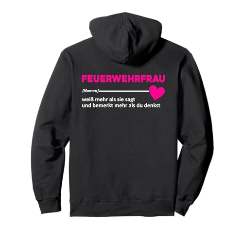 Freiwillige Feuerwehr Frauen Feuerwehrfrau Herz Pullover Hoodie Freiwillige Feuerwehr Frauen Feuerwehrfrau Herz Pullover Hoodie von Feuerwehrfrau Geschenke und Kostüm Für Damen