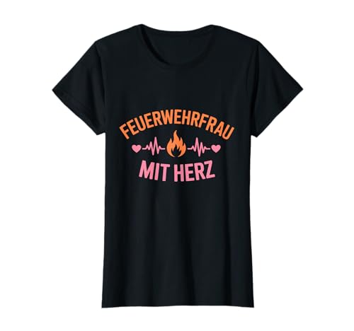 Feuerwehrfrau Mit Herz Feuerwehr Mädchen T-Shirt Feuerwehrfrau Mit Herz Feuerwehr Mädchen T-Shirt von Feuerwehrfrau Mädchen Feuerwehr