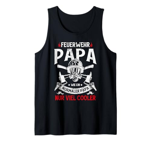 Herren Geburtstag Geschenk Feuerwehr Papa Feuerwehrmann Vatertag Tank Top Herren Geburtstag Geschenk Feuerwehr Papa Feuerwehrmann Vatertag Tank Top von Feuerwehrmann Feuerwehrauto Vatertagsgeschenk