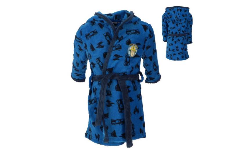 Feuerwehrmann Sam Babybademantel Kinder-Bademantel: Gemütlichkeit in Blau für die Kleinen von Feuerwehrmann Sam