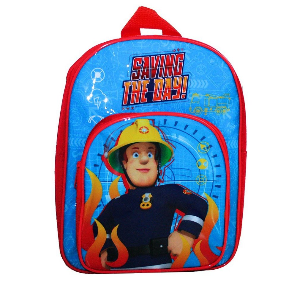 Feuerwehrmann Sam Kinderrucksack Kinder Rucksack Feuerwehrmann Sam 31 x 24 x 11 cm Saving the Day von Feuerwehrmann Sam