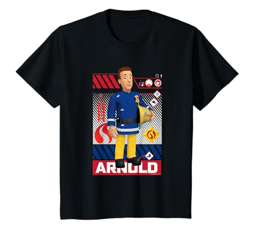 Kinder Feuerwehrmann Sam T-Shirt, Arnold, viele Größen+Farben T-Shirt von Fireman Sam