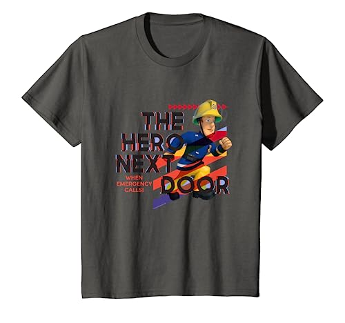 Kinder Feuerwehrmann Sam T-Shirt, Held, viele Größen+Farben T-Shirt von Fireman Sam