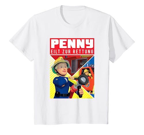 Kinder Feuerwehrmann Sam T-Shirt, Penny, viele Größen+Farben T-Shirt von Fireman Sam