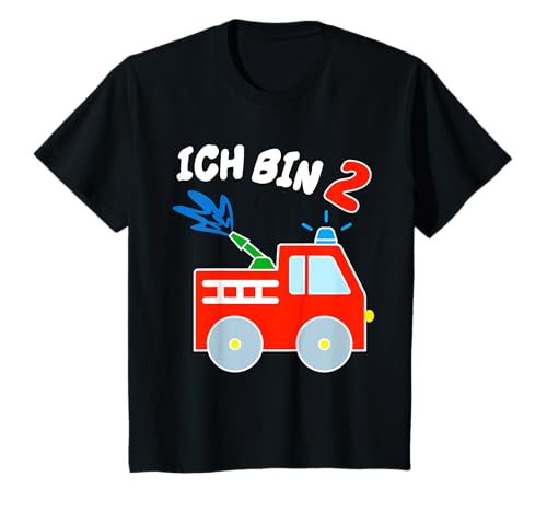T-Shirt 2. Geburtstag Feuerwehrauto 2 Jahre Shirt Jungen T-Shirt T-Shirt 2. Geburtstag Feuerwehrauto 2 Jahre Shirt Jungen T-Shirt von Feuerwehrshirt Kinder Geburtags TShirt