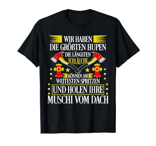 Feuerwehrmann Herren Freiwillige Feuerwehr Lustige Sprüche T-Shirt Feuerwehrmann Herren Freiwillige Feuerwehr Lustige Sprüche T-Shirt von Feuerwehrsprüche Feuerwehr Outfits Bekleidung