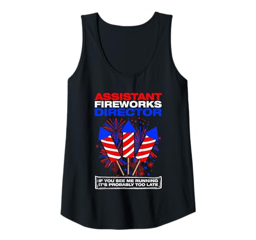 Damen Assistant Fireworks Director Pyrotechniker 4th of July Tank Top Damen Assistant Fireworks Director Pyrotechniker 4th of July Tank Top von Feuerwerk Böllern Sprüche & Pyrotechniker Outfit