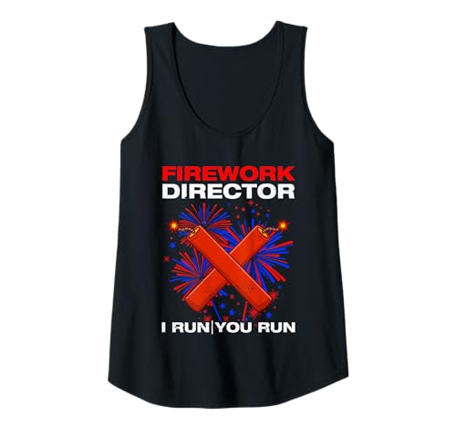 Damen Firework Director i Run You Run Pyrotechniker 4th of July Tank Top Damen Firework Director i Run You Run Pyrotechniker 4th of July Tank Top von Feuerwerk Böllern Sprüche & Pyrotechniker Outfit
