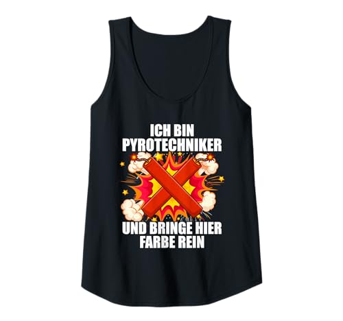 Damen Ich Bin Pyrotechniker Feuerwerk Pyrotechniker 4th of July Tank Top Damen Ich Bin Pyrotechniker Feuerwerk Pyrotechniker 4th of July Tank Top von Feuerwerk Böllern Sprüche & Pyrotechniker Outfit
