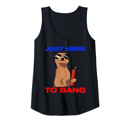 Damen Just here to bang Feuerwerk Pyrotechniker 4th of July Tank Top Damen Just here to bang Feuerwerk Pyrotechniker 4th of July Tank Top von Feuerwerk Böllern Sprüche & Pyrotechniker Outfit