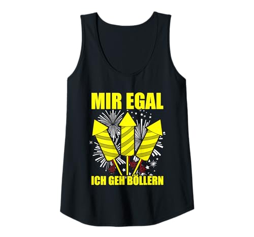 Damen Mir egal ich GEH böllern Feuerwerk Pyrotechniker 4th of July Tank Top Damen Mir egal ich GEH böllern Feuerwerk Pyrotechniker 4th of July Tank Top von Feuerwerk Böllern Sprüche & Pyrotechniker Outfit