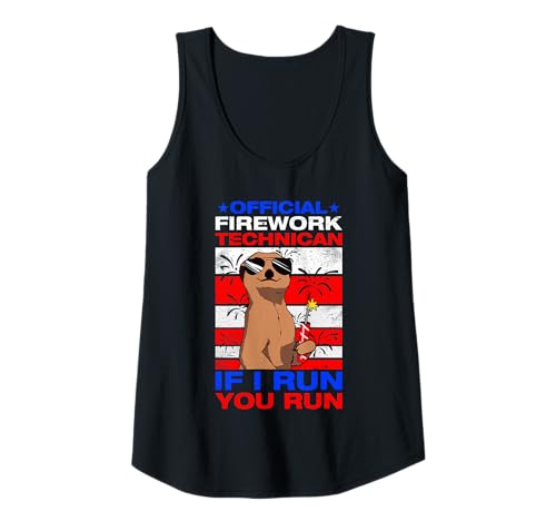 Damen Official Firework Technican Pyrotechniker 4th of July Tank Top Damen Official Firework Technican Pyrotechniker 4th of July Tank Top von Feuerwerk Böllern Sprüche & Pyrotechniker Outfit
