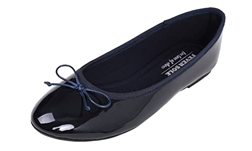 Feversole Ballerina in Vernice Colorata Con Cuscino in Memory Foam per amaretti da Donna Feversole Ballerina in Vernice Colorata Con Cuscino in Memory Foam per amaretti da Donna von Feversole