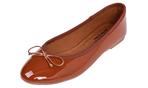 Feversole Ballerina in Vernice Colorata Con Cuscino in Memory Foam per amaretti da Donna Feversole Ballerina in Vernice Colorata Con Cuscino in Memory Foam per amaretti da Donna von Feversole