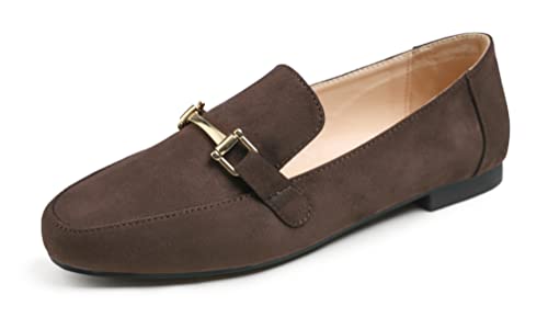 Feversole Damen Fashion Trim Deco Loafer Hausschuhe, D'orsay Loafer von Feversole