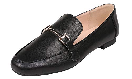 Feversole Damen Fashion Trim Deco Loafer Hausschuhe, D'orsay Loafer von Feversole