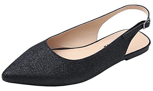 Feversole Slingback erstklassige Damen Ballerina mit Ausgeh-Schuhe Sommer-Schuhe von Feversole