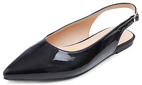 Feversole Slingback erstklassige Damen Ballerina mit Ausgeh-Schuhe Sommer-Schuhe von Feversole