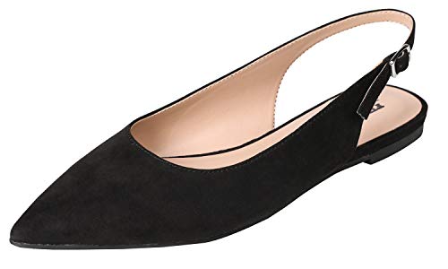 Feversole Slingback erstklassige Damen Ballerina mit Ausgeh-Schuhe Sommer-Schuhe von Feversole