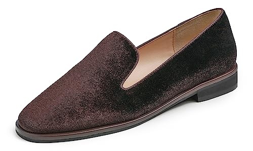 Feversole Women's Casual Comfy Trim Loafer Flat,Klassisch Mokassin Penny Loafer Damen Slipper Anzugschuhe Schuhe von Feversole