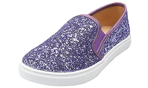 Feversole Women's Featured Canvas Sneaker,Sdamen Schuhe Slip On Sneakers Freizeit Atmungsaktive Fitness Turnschuhe Plattform Air Leichte Outdoor Walking Schuhe von Feversole