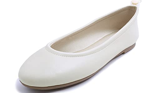 Feversole Women's Soft Cushion Comfort Round Toe Pumps Elastic Adjustable,der Elegante Barfußschuh für Damen von Feversole