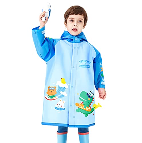 Fewlby Regenmäntel Kinder, Regenponcho Jungen Mädchen wasserdichte Regenjacken Outdoor Regenbekleidung Mit tragbarer Tasche 3-4 Jahre von Fewlby