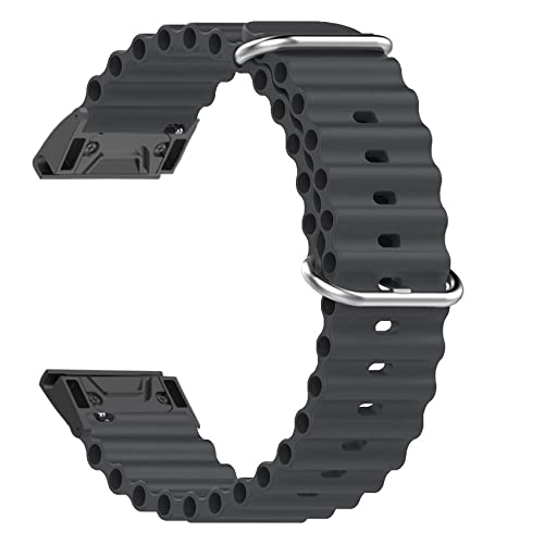 Feysentoe Armband Kompatibel für Amazfit Falcon für Garmin Fenix 7/6/5/für Coros Vertix Estrazarmband Uhrenarmband.(Schwarz) von Feysentoe