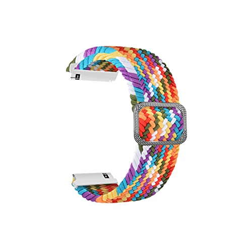 Feysentoe Armband Kompatibel für HuaWei B5 18mm Estrazarmband Uhrenarmband(Regenbogen) von Feysentoe