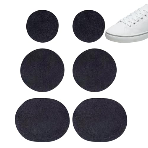 Feziwurs Mesh Schuhe Loch Reparatur Selbstklebend Sneaker Loch Vamp Reparatur Aufkleber Schuh Loch Reparatur Patch, Selbstklebend Sneaker Heel Repair Patch, Schwarz , Refer to description von Feziwurs