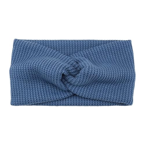Warme, Handgefertigte Strickstirnbänder Für Frauen Im Winter – Einfarbiges, Elastisches Knoten-Turbanband von Ffnkrnfi