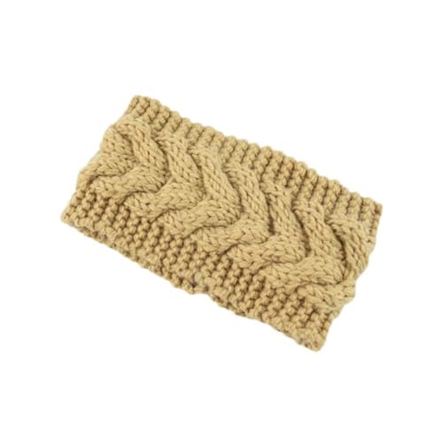 Winterwarmes Gestricktes Stirnband Für Frauen Und Mädchen – Einfarbige Elastische Kopf-Turban-Haarbänder Kopfbedeckung von Ffnkrnfi