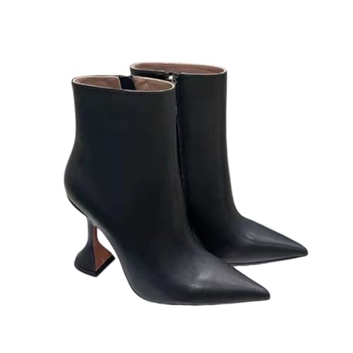 FhiHUEpr Damen Low Heel Stiefeletten mit seitlichem Reißverschluss, minimalistische Chelsea Boots für Arbeitsoutfits, Hochzeiten, Büro, Halloween,Schwarz,34 EU FhiHUEpr Damen Low Heel Stiefeletten mit seitlichem Reißverschluss, minimalistische Chelsea Boots für Arbeitsoutfits, Hochzeiten, Büro, Halloween,Schwarz,34 EU von FhiHUEpr