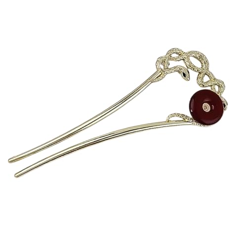 Chinesisch Traditionelle Haarstange Traditionelle Chinesische Elegante Schlangenhaarfleischstäbchen Girl Cosplay Haarschmuck von Fhkpsqkcn