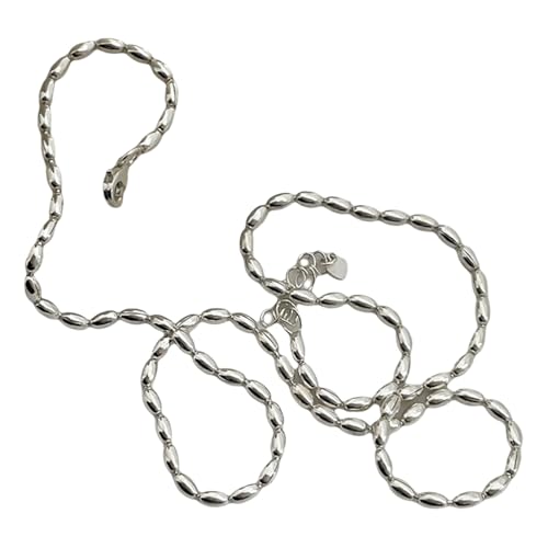 Fhkpsqkcn Elegante Silberne Halskette Perlen Halskette Verstellbarer Schmuck Einfache Halskette Für Ihre Outfits Verleiht Einen Hauch Von Elegant Fhkpsqkcn Elegante Silberne Halskette Perlen Halskette Verstellbarer Schmuck Einfache Halskette Für Ihre Outfits Verleiht Einen Hauch Von Elegant von Fhkpsqkcn