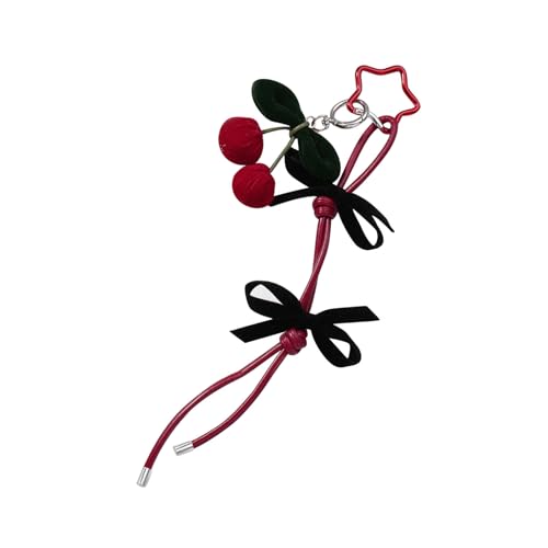 Fhkpsqkcn Geflochtener Lanyard Keyring Kirschen Bowknot Herz/Schwarze Pompoms Charme Schlüsselringe Bag Anhänger Handtasche Accessoire Für Frauen Fhkpsqkcn Geflochtener Lanyard Keyring Kirschen Bowknot Herz/Schwarze Pompoms Charme Schlüsselringe Bag Anhänger Handtasche Accessoire Für Frauen von Fhkpsqkcn